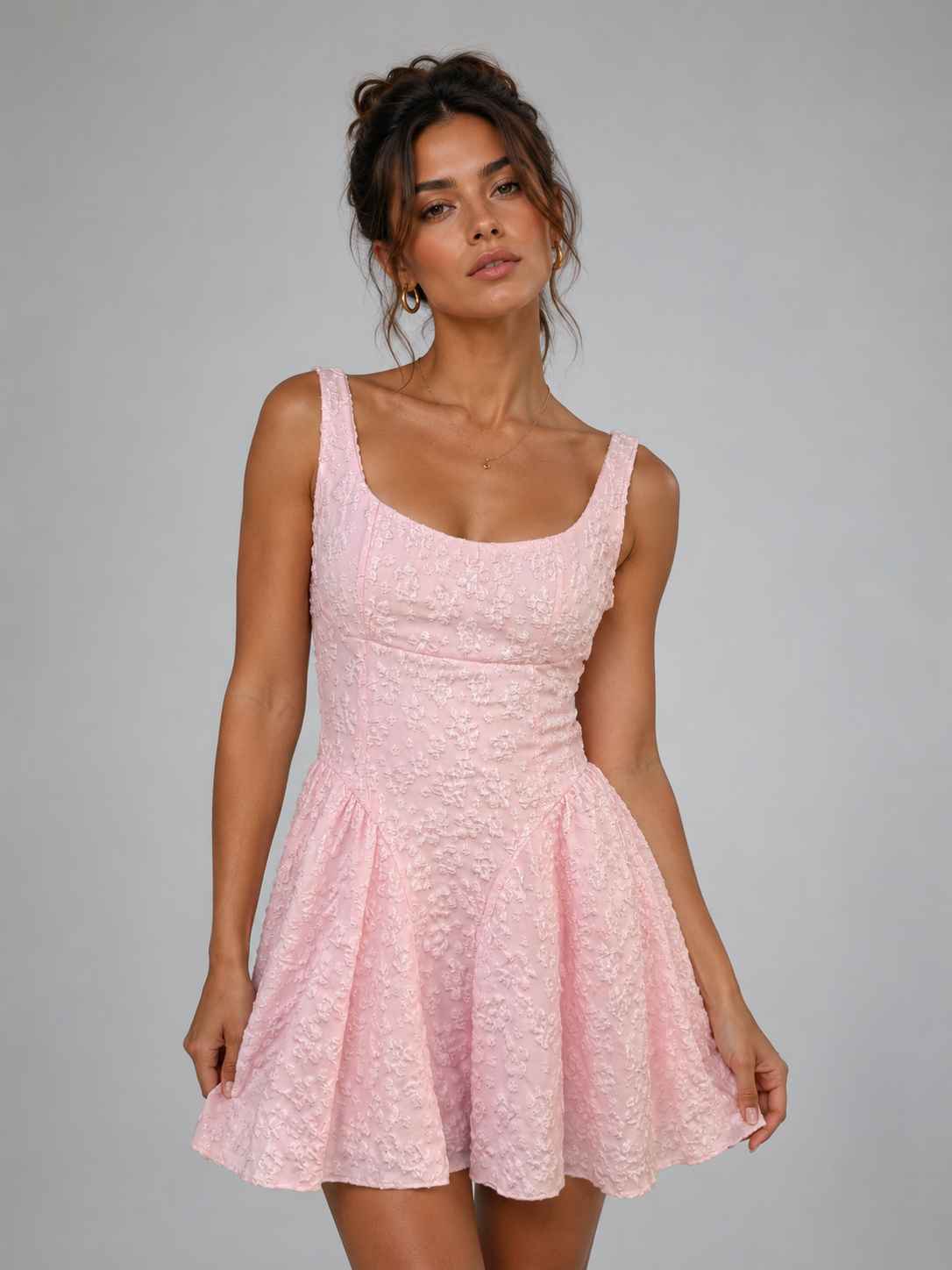 Blush bloom dress