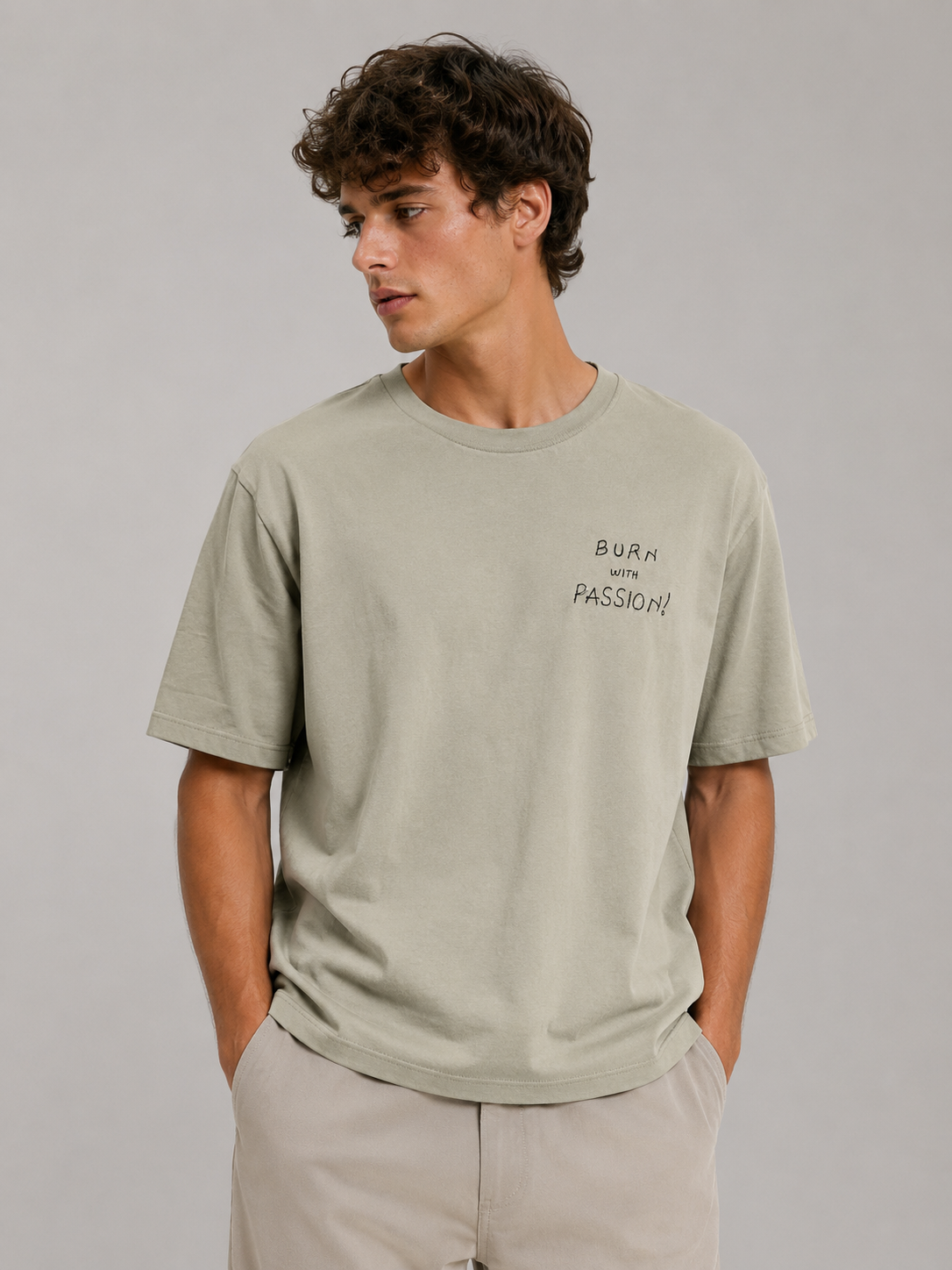 T-shirt over
