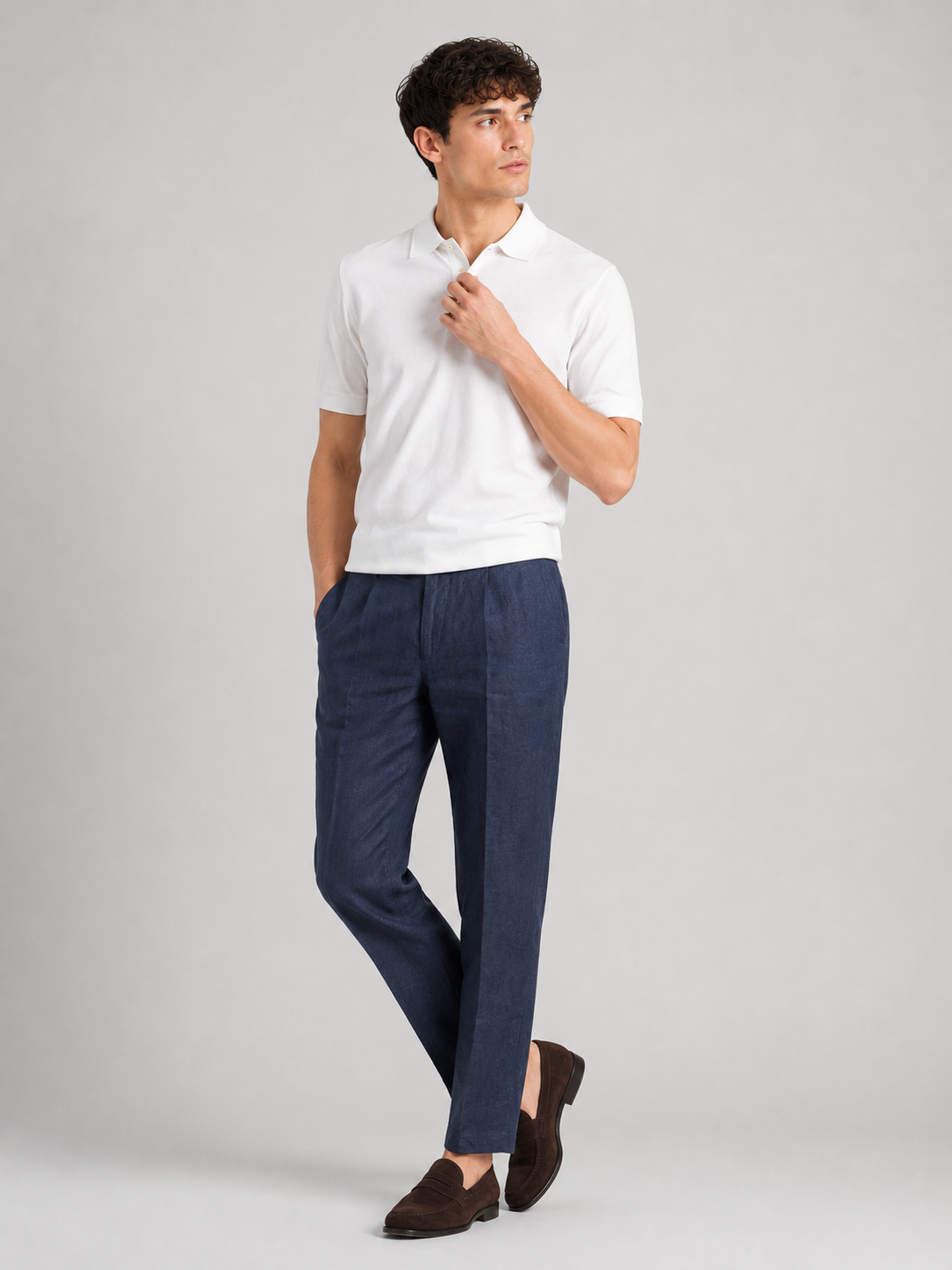 Linen Blu